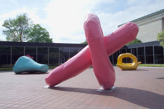 Historypin: Franz West's Sculptures at the Albright-Knox | Buffalo